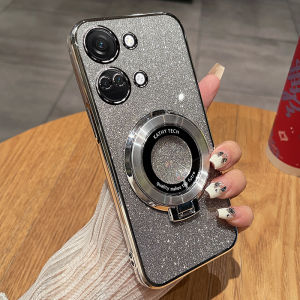 เคสโทรศัพท์ซิลิโคนบางเฉียบสำหรับ OnePlus Ace2v ป้องกันการตกหล่นแบบเต็มจอ ใส พร้อมขาตั้ง สำหรับผู้ชายและผู้หญิง รุ่นใหม่สุดไฮเอนด์