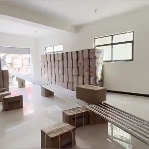 Loading and Unloading Rollertrack Portable Gravity Conveyor Unpowered Roller Conveyor Spliceable Unloading Pulley Rail