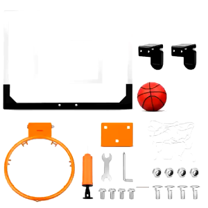 【SG stock】Mini Basketball Hoop Set 15.8 "x 11.8" Basketball Hoop with 1 Ball Room Basketball Hoop