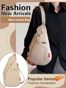 Fanny Pack Waterproof and Anti-abrasion Fashion Casual Shoulder Bag Multi-purpose Lightweight