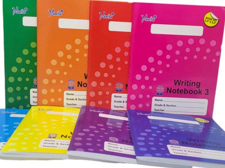 Vanda Prescribed Writing Notebook for Grade 3 - Bigger Size 6.5