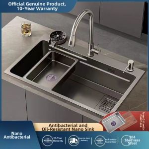 Nano Handmade Large Single Bowl Kitchen Sink