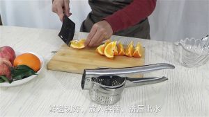 Dụng Cụ Ép Trái Cây Bằng Inox 304 Dụng Cụ Ép Cam Chuyên Dụng Chất Liệu An Toàn Ép Sạch Nước Không Bị Văn Ra Ngoài BH 12 THÁNG