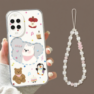 CIJING | Anti-drop Full Coverage Cartoon Transparent Phone Case