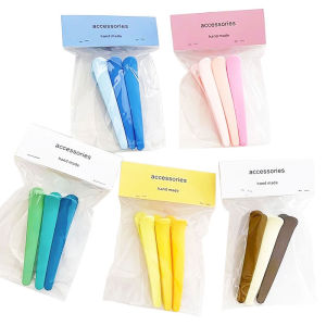 กิ๊บ Duckbill ปุยเครื่องประดับผมสไตล์ญี่ปุ่นและเกาหลีใต้สําหรับจัดแต่งทรงผมและแก้ไขหน้าม้าด้านข้างไม่มีรอยต่อคลิปด้านบน