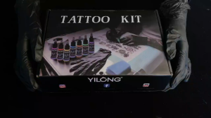 Wireless Tattoo Kit Adjustable Stroke Tattoo with 1200 mAh Power Supply Extra Battery LCD Screen Rotating Tattoo / Starter Kit