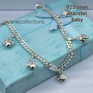 (AB746BB)**Ready stock*Original silver 925 bracelet for baby(Gelang tangan untuk bayi)