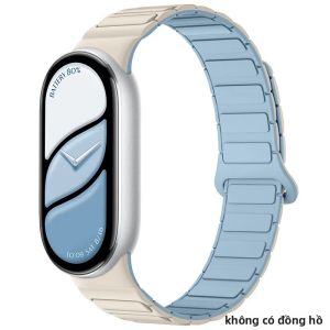 Dây Đeo Tay Silicon Từ Tính Cho Xiaomi Mi Band 10 9 8 Dây Đeo Đồng Hồ Thể Thao Vòng Đeo Tay NFC Phụ Kiện Tương Thích Với Xiaomi