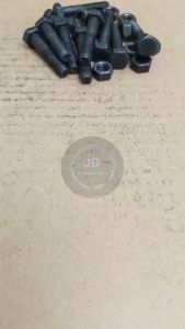 BAUT BAJA M8 X 40 HTB GRADE 8.8 M8X40 HALF DRAT KUNCI 13 PANJANG 4CM 4 CM PITCH 1.25 HITAM 8X40 8 X 40 40MM 40 MM DIAMETER DRAT 12MM BAUD 12 MUR SEKRUP SKRUP