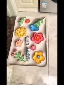 Ready Stock Super Absorbent Bath Mat Quick Drying Bathroom Rug Non-slip Door Floor Mat Toilet Carpet Home Tikar Tandas