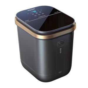 AUX Automatic Electric Foot Bath Tub Constant Temperature Massage Home Health Care High Depth Foot Bath Massager with Wheel