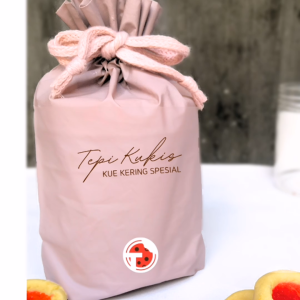 Kue Kering Butter Cookies Selai Strawberry Toples 600ml