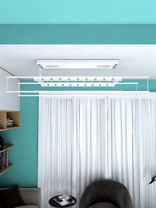 Automated Laundry Rack Smart Laundry System Clothes Drying Rack Telescopic Cooler Rod Standard Installation KUF4