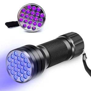 21led Lamp Uv Flashlight Nail Art Lamp Uv Fluorescence Detection Mini Banknote Detection Flashlight