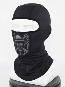 Cycling Head Mask Mesh Ice Silk Thin Full Face Sun Protection Helmet Liner Skull Mask for Summer Outdoor Sports