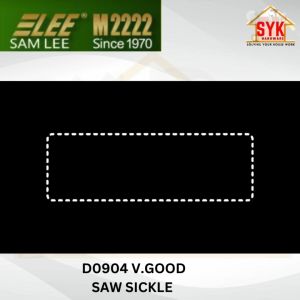 SYK Samlee D0904 V.Good Saw Sickle Outdoor Gardening Tools Sabit Potong Kelapa Sawit Pisau Pokok Kelapa