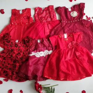 Gaun Pesta Mewah Anak Warna Marun Dress Bayi 6 12 Bulan Korea Style Import Gaun Tutu Mewah Megar Baju Bayi Newborn Pesta Maroon Natal Baptis Aqiqah Gamis Bayi NB