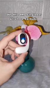Earphone Bluetooth 5.4 Earbud Headphone bluetooth Tunggal Olahraga Bisnis Dengan Mikrofon