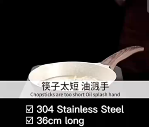 Saveliving 304 Stainless Steel Chopsticks 36CM EXTRALONG CHOPSTICK