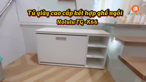 Tủ giày kết hợp ghế ngồi TG-K66