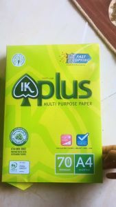 RAm giấy in giấy photo PLUS A4 A5  nhập khẩu định lượng 70 ( 500 tờ/  Ram )