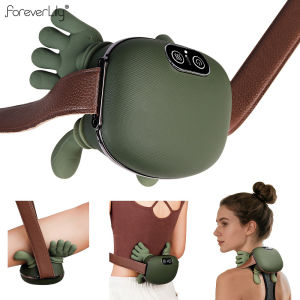 foreverlily | Bionic Finger Neck Massager Shoulder Massager Cervical Pillow Trapezius Shiatsu Kneading Muscle Body Leg Relax Massage Pillow