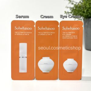 Serum, Cream, Eye Cream: Sulwhasoo The Ultimate S Serum /Cream /Eye Cream (1ml) 💎