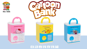 Hộp ống heo đựng tiền tiết kiệm có khóa dễ thương két sắt mini giáo dục tài chính