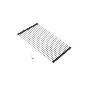 Roll-up draining rack suitable for kitchen sinks bathroom sinks storage racks storage shelves kitchen accessories.