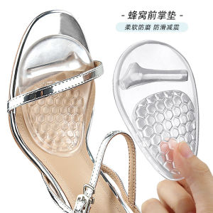 CCW 1Pair Silicone Toe Pads for Flip Flops Soft Gel Foot Cushion Pads for Shoes Inserts Sandals Non-Slip Insole Anti-Pain Forefoot Insoles