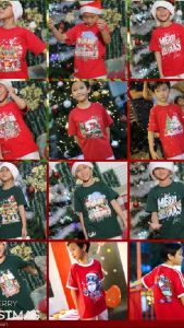 เสื้อยืดเด็ก LIKI คริสต์มาส คริสมาส ชุดผ้านุ่ม คริสต์มาส ลายไม่ซ้ำใคร เพื่อผ้านูมูม เสื้อผ้าผ่านชุดเพื่อเฉพาะความเป็นมืออาชีพ