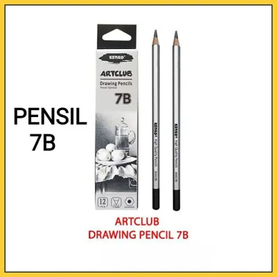 1 Pak Pensil Gambar Kenko 8B 7B 3B Isi 12 Pcs