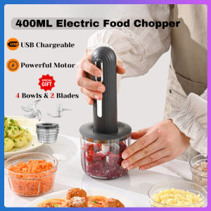 Multi functional electric mixer USB rechargeable meat grinder kitchen vegetable and garlic chopper