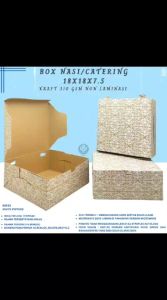 Box Nasi 18x18 Dus Nasi 18x18 (B4K35-ISI 25 PCS)