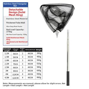 JUQINWANG | Extendable Foldable Large Catch Fishing Net