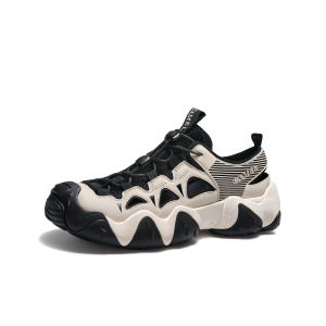 Camel Mens Sandals 2025 Summer New Breathable Sports Outdoor Casual Water-crossing Stream-wading Beach Shoes Elastic Closure