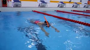 Swim Snorkel For Lap Swimming Training Snorkeling Front Mounted Training Gear With Comfortable Silicone Mouthpiece For Adult/Kid