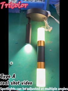 GNG-Lighting Bedside Chandelier Modern Bedroom Pendant Chandelier With Spotlight Led Living Room Background Decorative Light