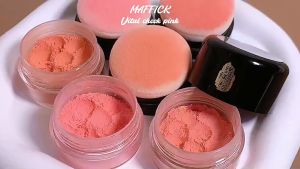 Matte Air cushion Blush Natural Blush with Mushroom Head Contouring Natural Waterproof Skin Friendly Powder Blush Even Out Complexion Blush Powder