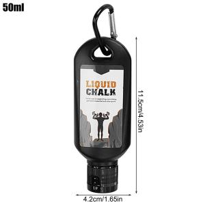 50ml/100ml Liquid Chalk Sweat-Resistant Workout Magnesium Powder Anti-slip Cream Grip Weight Lifting Climbing Gym Sports Chalk