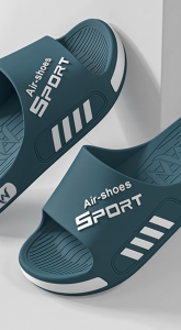 Sandal pria 2025 sandal pria casual model baru gaya Korea dengan sol tebal karet yang tahan