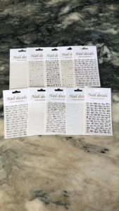 DH สติ๊กเกอร์ติดเล็บการ์ตูนน่ารัก พร้อมส่งในไทย