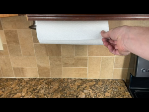 Wall Mount Tissue Roll Holder,Single Hand Operable with Damping Effect for Kitchen Bathroom