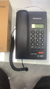 Panasonic KX-T7709X / KX-TSC62 Telephone w/ LCD SP-Phone Caller ID Telephone Home Business Office Fixed Landline Telephone Hotel Telephone Fashion （KX T7709X / KX-TSC62)