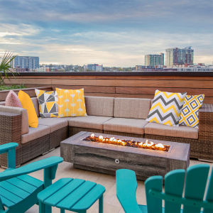 Twill Waterproof Cushion Cover 60x60cm/70x70cm/55x55cm Geometric Print Square Throw Pillow Case Smooth Durable Outdoor Pillow Cover for Sofa Balcony Patio Tent Garden Home Decor