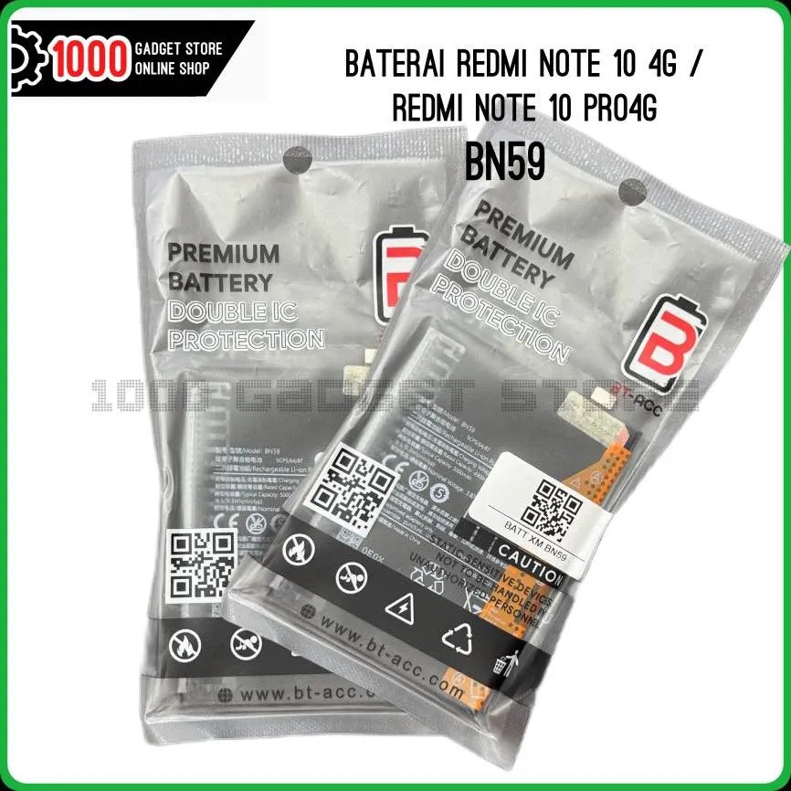 KUALITAS PREMIUM BN59 Baterai Battery Batre Redmi Note 10 4G Note