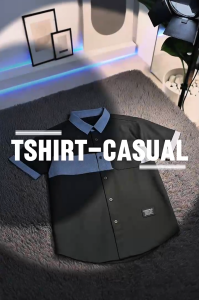 ALNI OFFICIAL STORE - SAVERO SHORT KEMEJA PRIA LENGAN PENDEK CASUAL NYAMAN PREMIUM HIGH QUALITY