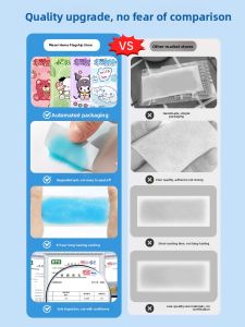 MONLEYTA | Summer Cooling Stickers Refreshing Adult Childrens Ice Pack Wake Up Brain Heat Dissipation Sticker Easy To Use Quick Cooling