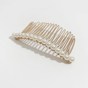 Pearl Hair Combs Adult Girls Popular Bangs Clips Invisible Hairpins Edge Hair Accessories Korean Style Fashion Jewelry