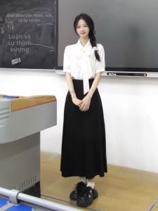 DUOMIAOTU | Stylish Ageless OOTD Outfit Elegant Korean College Style Set
